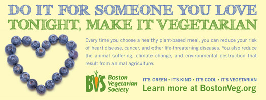 Ad: Do it for someone you love. Tonight, make it vegetarian.