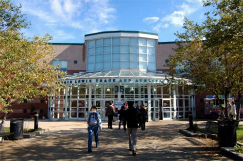 Entrance of Reggie Lewis Center