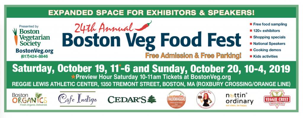 Boston Veg Food Fest 2019 subway ad