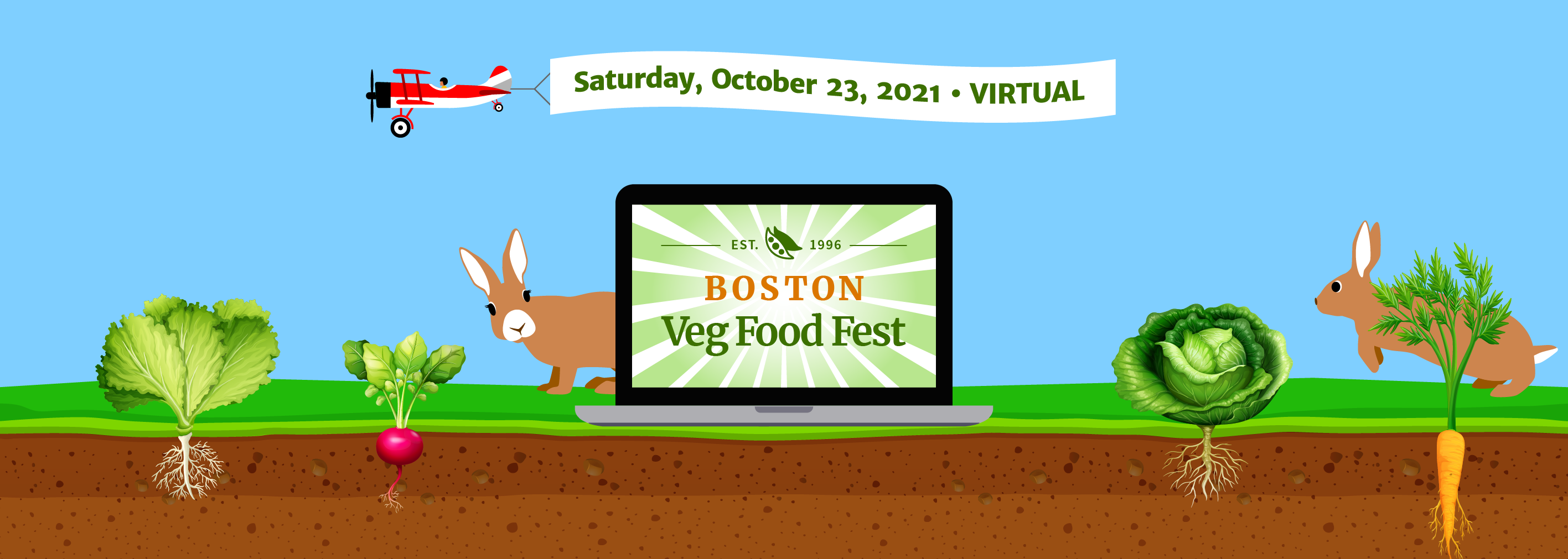 Boston Veg Food Fest, Virtual, Saturday, October 23, 2021