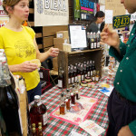 Biena Chickpea Snacks table at Boston Veg Food Festival 2012