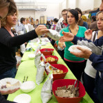 corn ship samples at Boston Veg Food Festival 2012