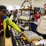 Thesis skin care table at Boston Veg Food Fest 2015