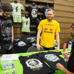 t-shirt vendor at Boston Veg Food Fest 2015