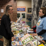 vendor at Boston Veg Food Fest 2018 with books