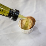 olive oil on bread