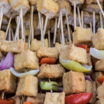 tofu and veggie kabobs