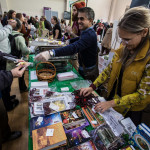book seller at Boston Veg Food Fest 2019