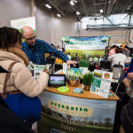 wheatgrass juice vendor at Boston Veg Food Fest 2019