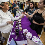 free samples from food vendor at Boston Veg Food Fest 2019